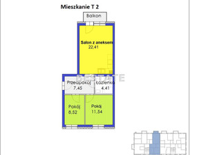 Mieszkanie na sprzedaż, Trzebnicki Oborniki Śląskie, 426 114 zł, 54,63 m2, BESW-MS-13610