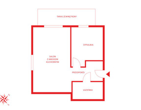 Mieszkanie na sprzedaż, Gdańsk Aniołki Elizy Orzeszkowej, 788 385 zł, 40,43 m2, PH906186