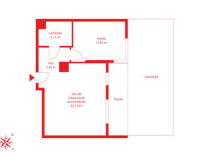 Mieszkanie na sprzedaż, Gdańsk Siedlce Legnicka, 794 025 zł, 44,47 m2, PH637057