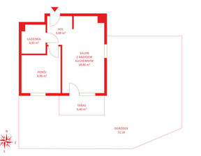 Mieszkanie na sprzedaż, Gdańsk Ujeścisko Warszawska, 511 548 zł, 36,28 m2, PH926666