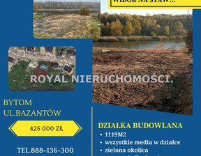 Działka na sprzedaż, Bytom M. Bytom Szombierki Bażantów, 425 000 zł, 1119 m2, RYL-GS-9069