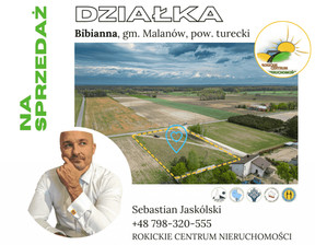 Działka na sprzedaż, Turecki (pow.) Malanów (gm.) Bibianna, 99 000 zł, 3000 m2, 72