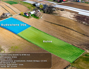 Budowlany na sprzedaż, Krakowski Igołomia-Wawrzeńczyce Wawrzeńczyce, 348 000 zł, 8780 m2, 2688/2680/OGS