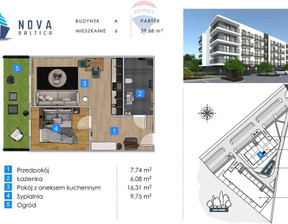 Mieszkanie na sprzedaż, Kołobrzeski Kołobrzeg Artyleryjska, 411 070 zł, 39,88 m2, 41/13467/OMS