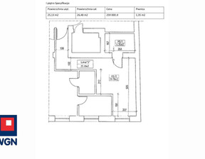 Kawalerka na sprzedaż, Bydgoszcz (Grodzki) Bydgoszcz Podgórna, 259 000 zł, 26,48 m2, 22430008