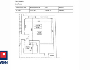 Kawalerka na sprzedaż, Bydgoszcz (Grodzki) Bydgoszcz Podgórna, 259 000 zł, 27,74 m2, 22450008