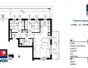 Mieszkanie na sprzedaż, Łęczyński M. Łęczna Łęczna Wierzbowa, 537 628 zł, 59,08 m2, 850088