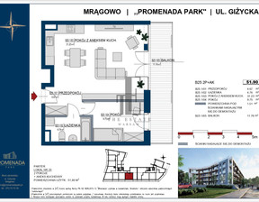 Mieszkanie na sprzedaż, Mrągowski Mrągowo Giżycka, 716 220 zł, 51,9 m2, EC007966224484