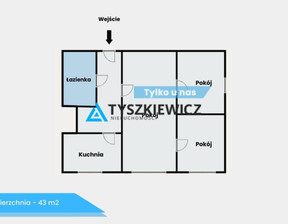 Mieszkanie na sprzedaż, Malborski Malbork Gabriela Narutowicza, 198 000 zł, 42,59 m2, TY832698