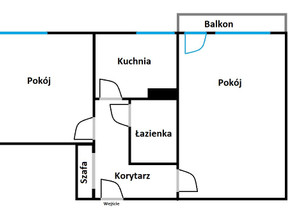 Mieszkanie na sprzedaż, łódzkie Łódź Bałuty Teofilów Rydzowa, 280 000 zł, 38,3 m2, gratka-37598485