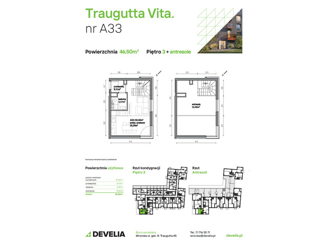 Mieszkanie w inwestycji Traugutta Vita, symbol A33 » nportal.pl