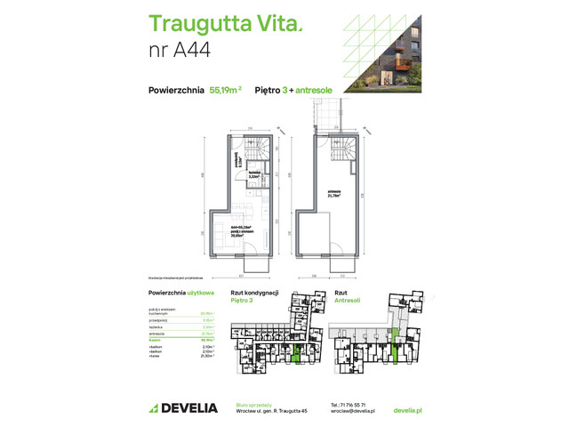 Mieszkanie w inwestycji Traugutta Vita, symbol A44 » nportal.pl