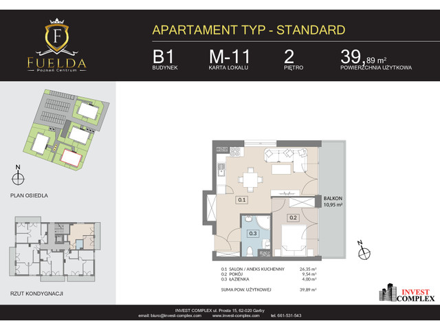 Mieszkanie w inwestycji Fuelda, symbol B1_M11 » nportal.pl