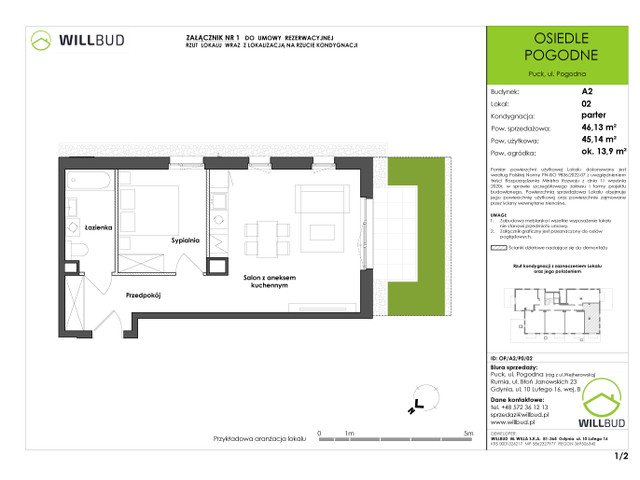 Mieszkanie w inwestycji OSIEDLE POGODNE, symbol OP/A2/P0/02 » nportal.pl