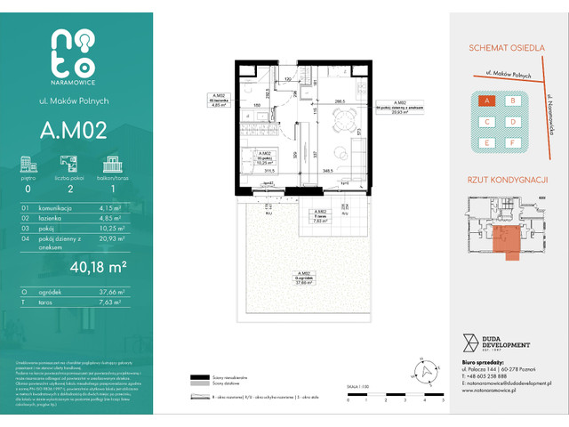 Mieszkanie w inwestycji No to Naramowice, symbol A.M02 » nportal.pl