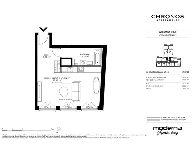 Mieszkanie w inwestycji Chronos, symbol 409 » nportal.pl