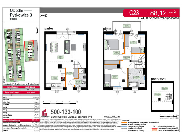 Dom w inwestycji Osiedle Pyskowice 3, symbol C23 » nportal.pl