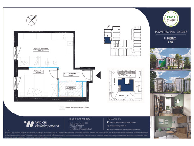 Mieszkanie w inwestycji PRAGA STUDIO, symbol 2.02 » nportal.pl