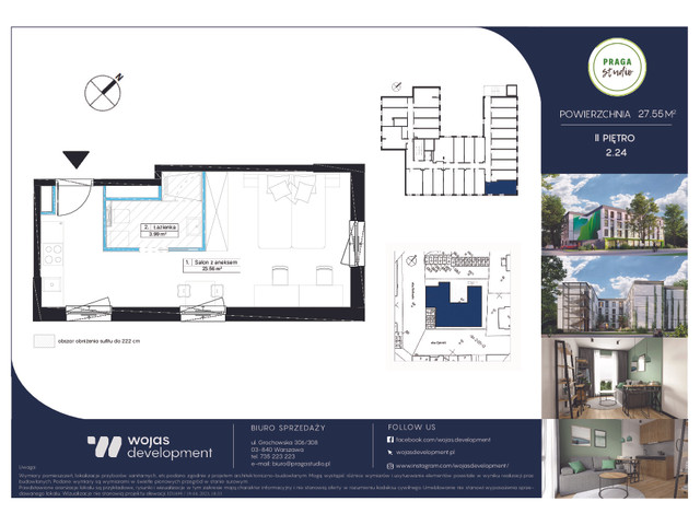 Mieszkanie w inwestycji PRAGA STUDIO, symbol 2.24 » nportal.pl