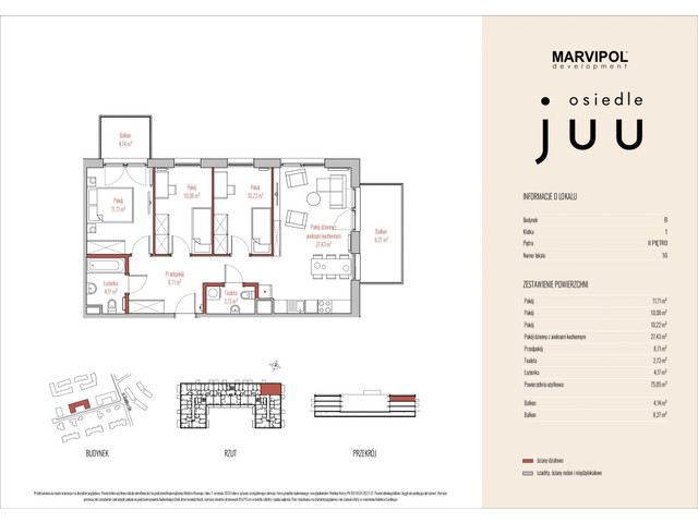 Mieszkanie w inwestycji OSIEDLE JUU, symbol B_M016 » nportal.pl