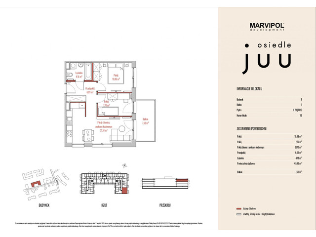 Mieszkanie w inwestycji OSIEDLE JUU, symbol B_M019 » nportal.pl