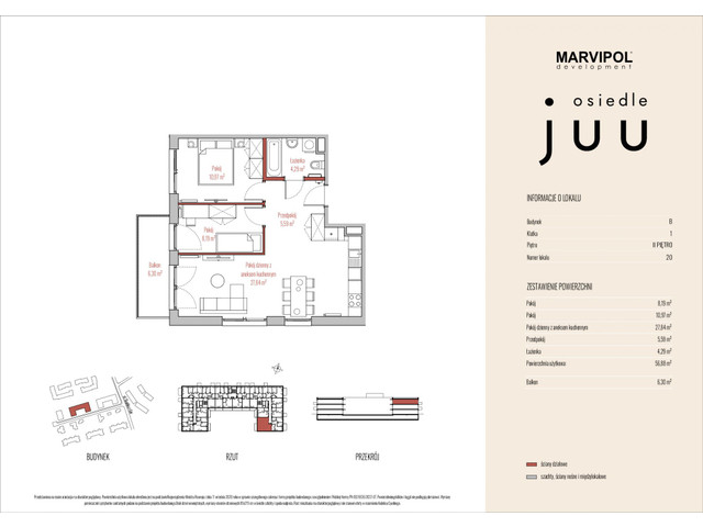 Mieszkanie w inwestycji OSIEDLE JUU, symbol B_M020 » nportal.pl