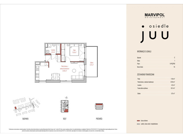 Mieszkanie w inwestycji OSIEDLE JUU, symbol C_M016 » nportal.pl