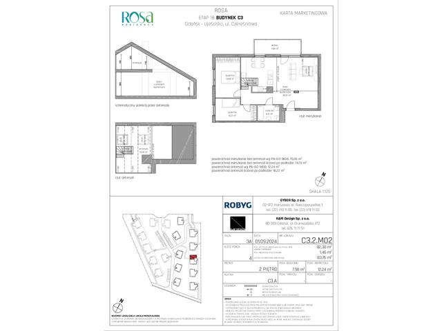 Mieszkanie w inwestycji Rosa Residence, symbol C3.2M02 » nportal.pl