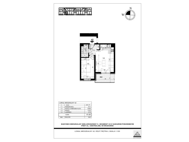 Mieszkanie w inwestycji Centralna C, symbol 42 » nportal.pl