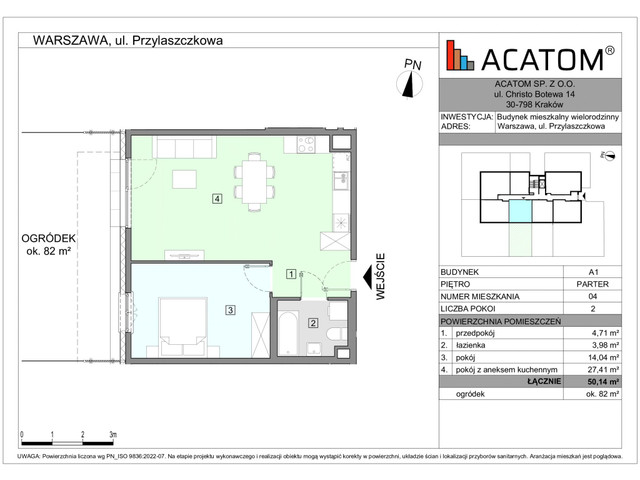 Mieszkanie w inwestycji Wawer Go 2.p, symbol A1_M4 » nportal.pl