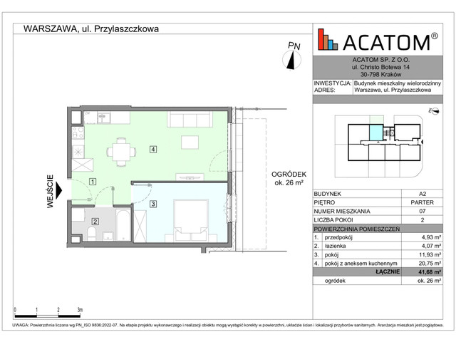 Mieszkanie w inwestycji Wawer Go 2.p, symbol A2_M7 » nportal.pl