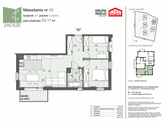 Mieszkanie w inwestycji Apartamenty Zacisze, symbol A1_5 » nportal.pl