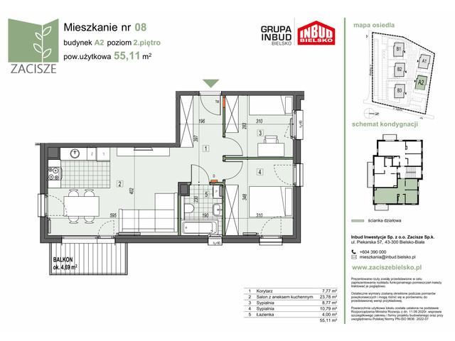 Mieszkanie w inwestycji Apartamenty Zacisze, symbol A2_8 » nportal.pl