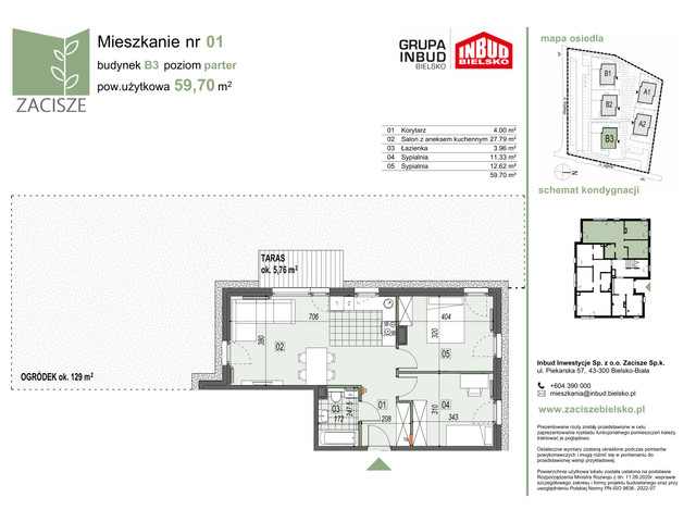 Mieszkanie w inwestycji Apartamenty Zacisze, symbol B3_1 » nportal.pl