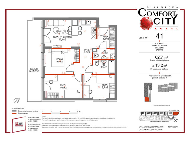 Mieszkanie w inwestycji Comfort City Koral, symbol 41 » nportal.pl