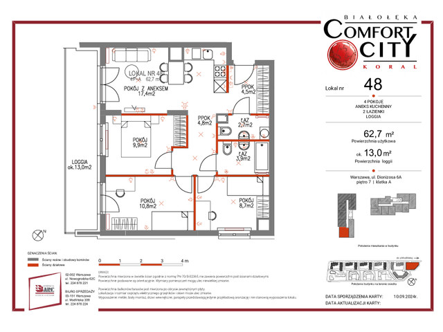 Mieszkanie w inwestycji Comfort City Koral, symbol 48 » nportal.pl