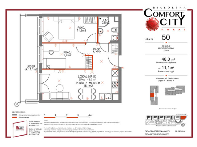 Mieszkanie w inwestycji Comfort City Koral, symbol 50 » nportal.pl