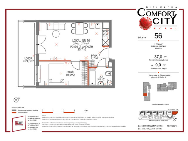 Mieszkanie w inwestycji Comfort City Koral, symbol 56 » nportal.pl