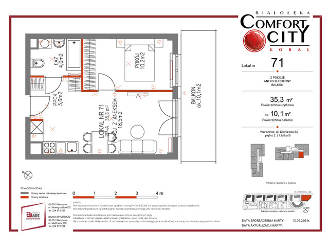 Mieszkanie w inwestycji Comfort City Koral, symbol 71 » nportal.pl