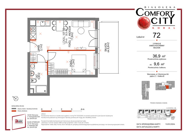 Mieszkanie w inwestycji Comfort City Koral, symbol 72 » nportal.pl