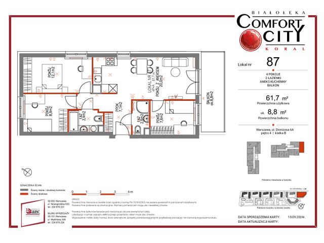 Mieszkanie w inwestycji Comfort City Koral, symbol 87 » nportal.pl