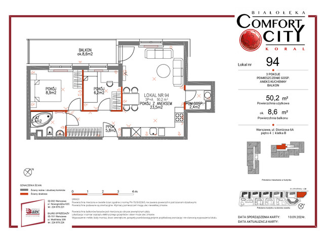 Mieszkanie w inwestycji Comfort City Koral, symbol 94 » nportal.pl