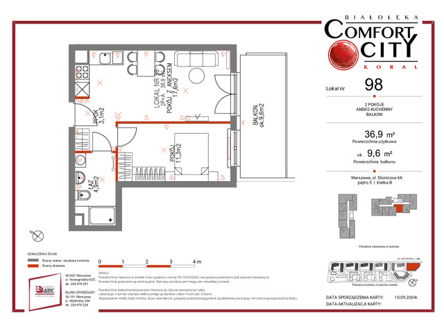 Mieszkanie w inwestycji Comfort City Koral, symbol 98 » nportal.pl