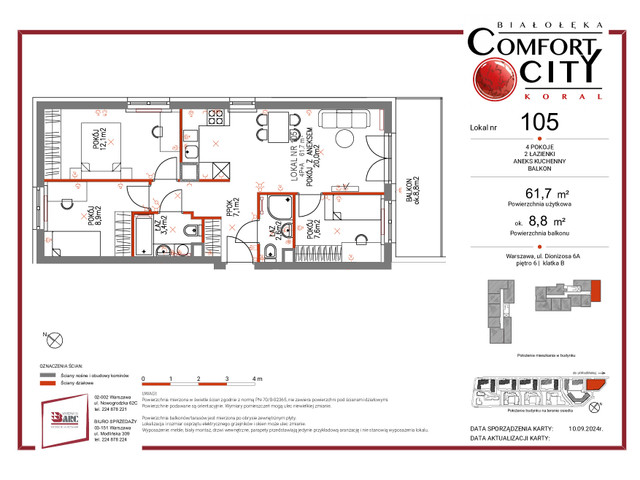 Mieszkanie w inwestycji Comfort City Koral, symbol 105 » nportal.pl