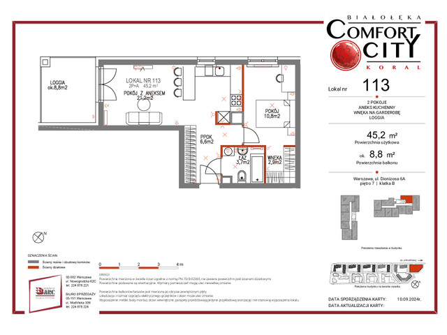 Mieszkanie w inwestycji Comfort City Koral, symbol 113 » nportal.pl