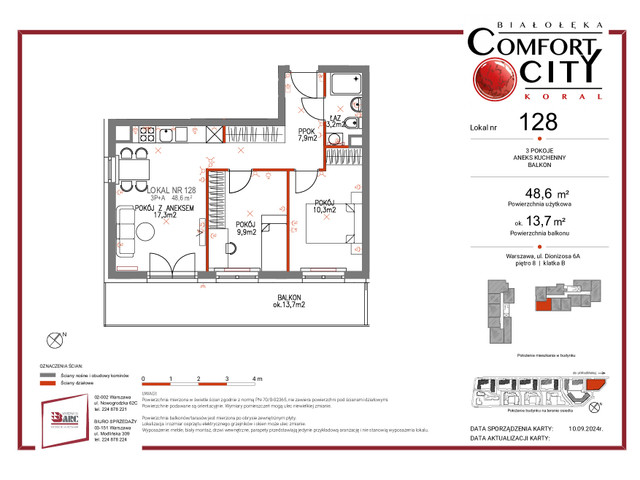 Mieszkanie w inwestycji Comfort City Koral, symbol 128 » nportal.pl