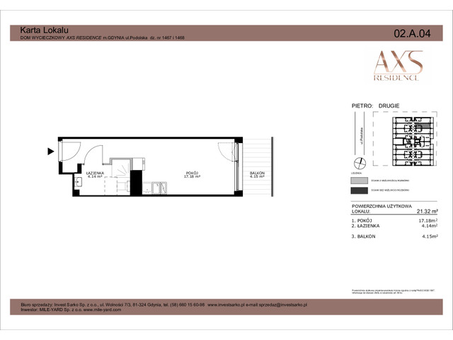 Mieszkanie w inwestycji AXS Residence, symbol 02.A.04 » nportal.pl