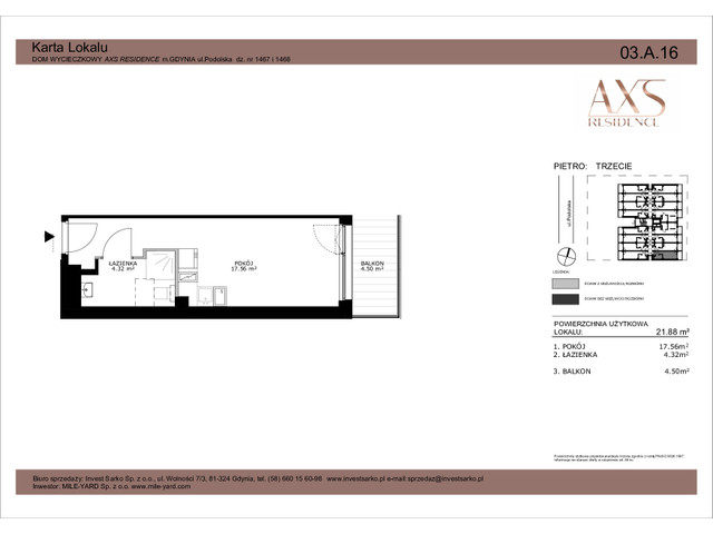 Mieszkanie w inwestycji AXS Residence, symbol 03.A.16 » nportal.pl