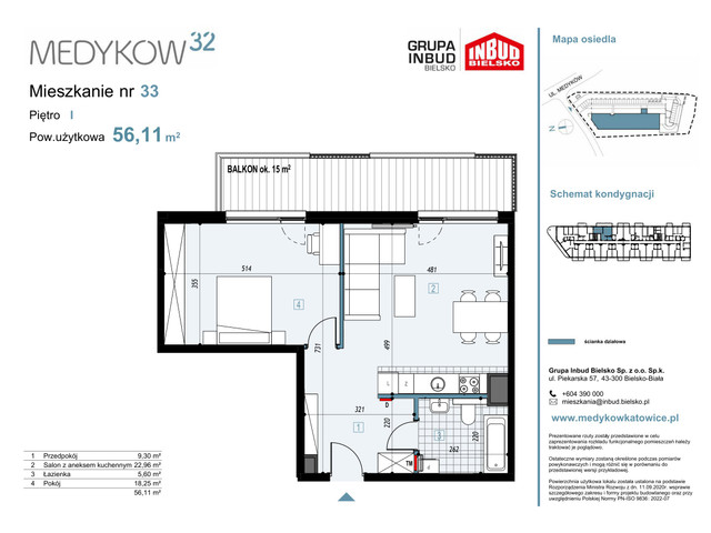 Mieszkanie w inwestycji Medyków 32, symbol M.33 » nportal.pl