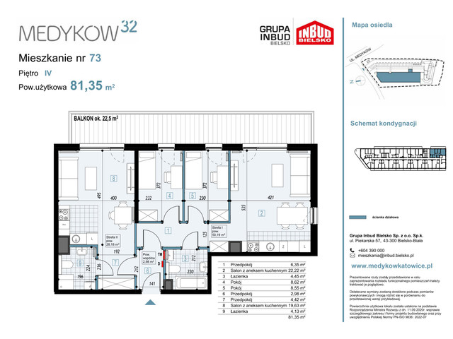 Mieszkanie w inwestycji Medyków 32, symbol M.73 » nportal.pl